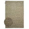 Nordic Weavers Wollen vloerkleed - Løkke olijfgroen - 200x300 cm