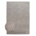 Nordic Weavers Scandinavisch vloerkleed - Contour Gem grijs - 100x200