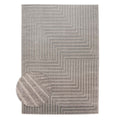 Nordic Weavers Scandinavisch vloerkleed - Contour Edge grijs - 140x200