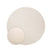 Nordic Weavers Rond vloerkleed Scandinavisch - Contour Leaf crème -