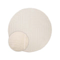 Nordic Weavers Rond vloerkleed Scandinavisch - Contour Edge crème -