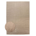 Nordic Weavers Scandinavisch vloerkleed - Contour Edge beige - 140x200