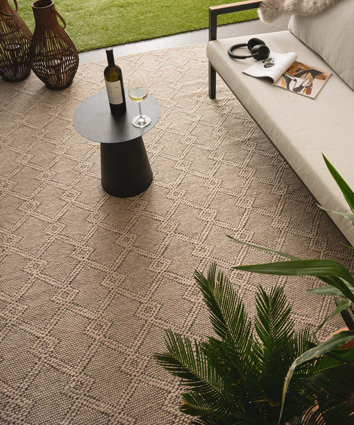 Nordic Weavers Buitenkleed - Var beige - 200x300 cm