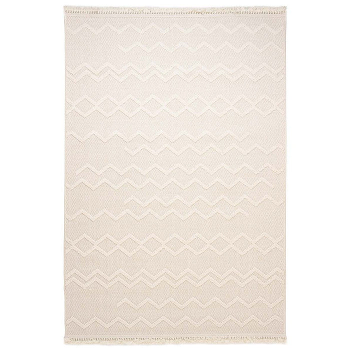 Nordic Weavers Japandi vloerkleed - Knit Aura wit - 240x340 cm