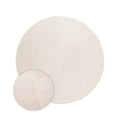 Nordic Weavers Rond vloerkleed Scandinavisch - Contour Circle crème -