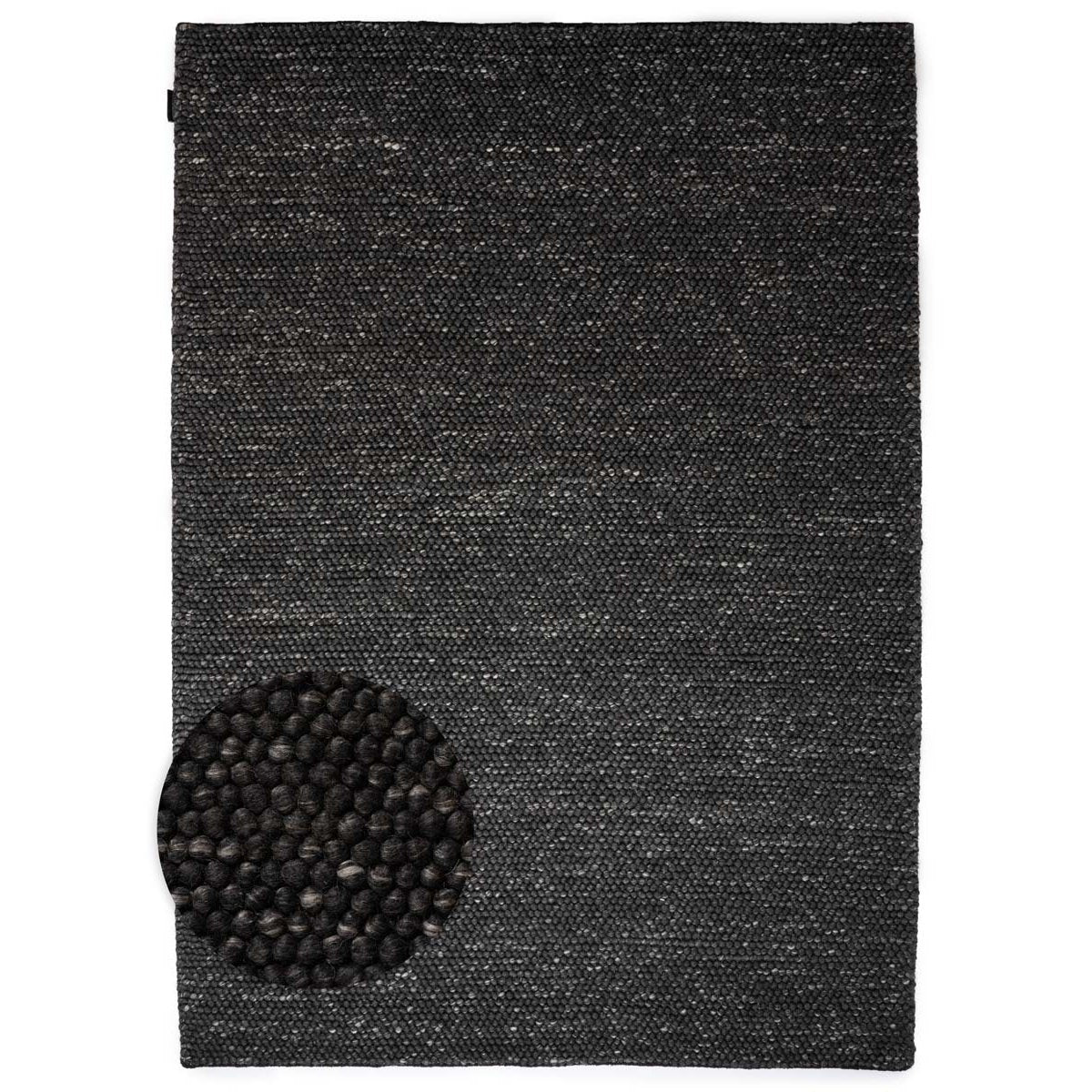 Nordic Weavers Wollen vloerkleed - Fjell zwart - 300x400 cm