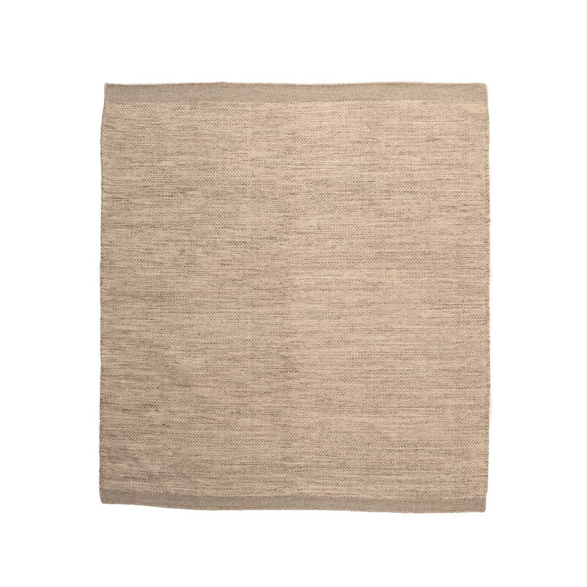 Nordic Weavers Wollen vloerkleed vierkant - Ulstein naturel|grijs -