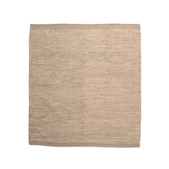 Nordic Weavers Wollen vloerkleed vierkant - Ulstein naturel|grijs -