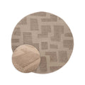 Nordic Weavers Rond vloerkleed Scandinavisch - Contour Stone beige -