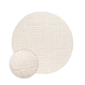 Nordic Weavers Rond vloerkleed Scandinavisch - Contour Gem crème - 100