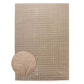 Nordic Weavers Vierkant vloerkleed Scandinavisch - Contour Edge beige