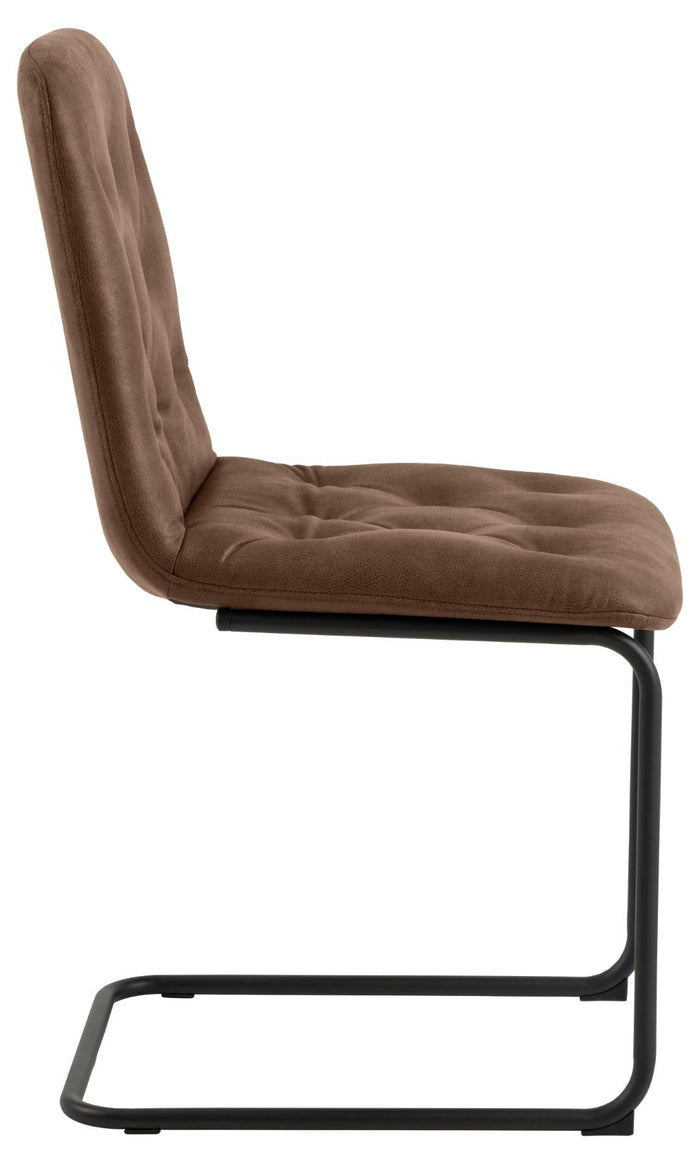 Hioshop Kopal eetkamerstoel bruin.