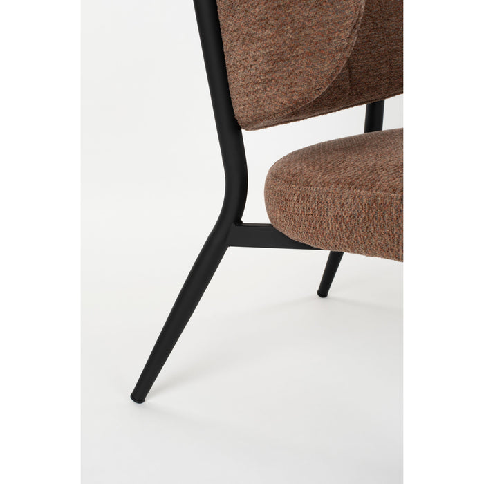 Housecraft Sanne Fauteuil Oranje Grijs - Set van 2