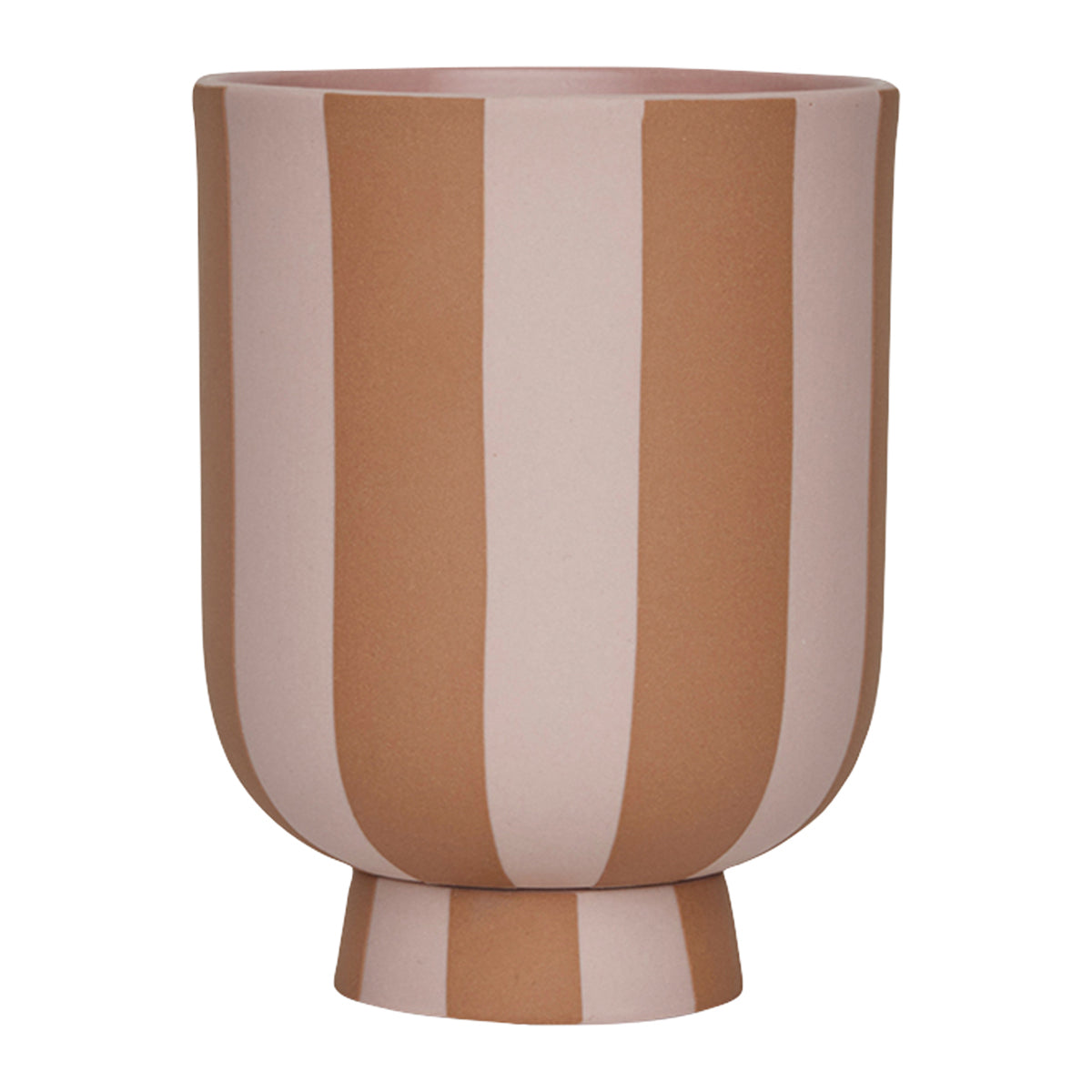 OYOY Living Toppu Vaas Ø 8 cm - Karamel / Roze