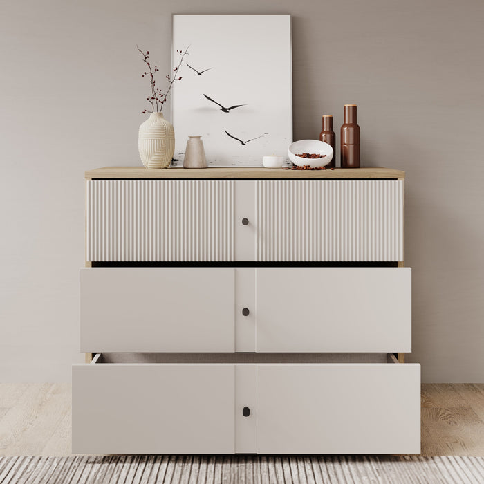 Meubella - Ladekast Riggs - Beige - 105 cm