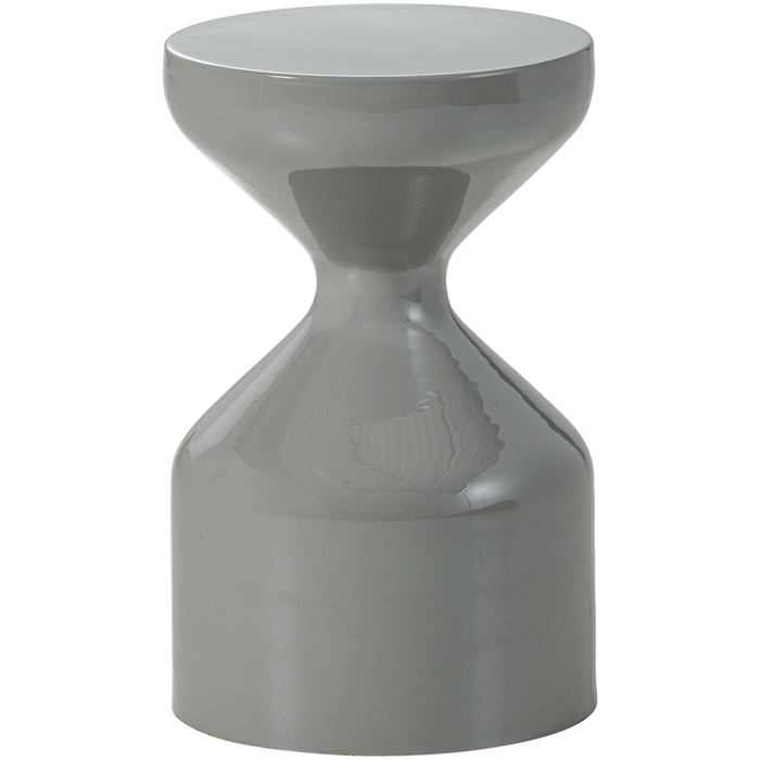 WOOOD Floyd Bijzettafel - Metaal - Lichtgrijs - 47x30x30