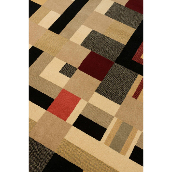 Bold Monkey Urban Maze Vloerkleed 200x200 cm - Meerkleurig