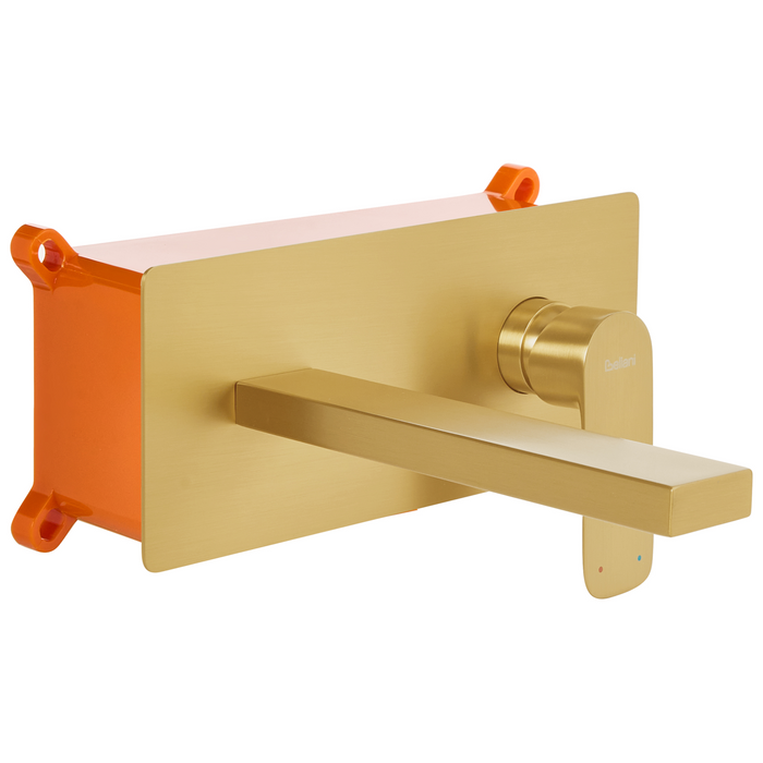 Beliani - DICHATO - Wandgemonteerde mengkraan - Goud - Messing