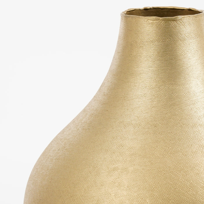 Mica Decorations Kyan Vaas - H31 x Ø25 cm - Aluminium - Champagne