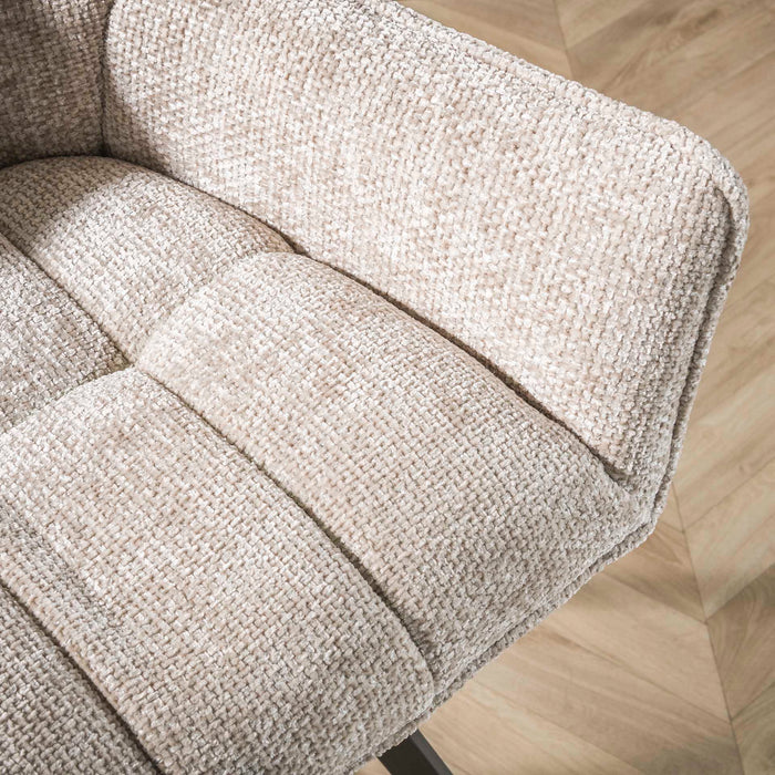 Giga Meubel - Eetkamerbank Beige - 180x59x84cm - Raster