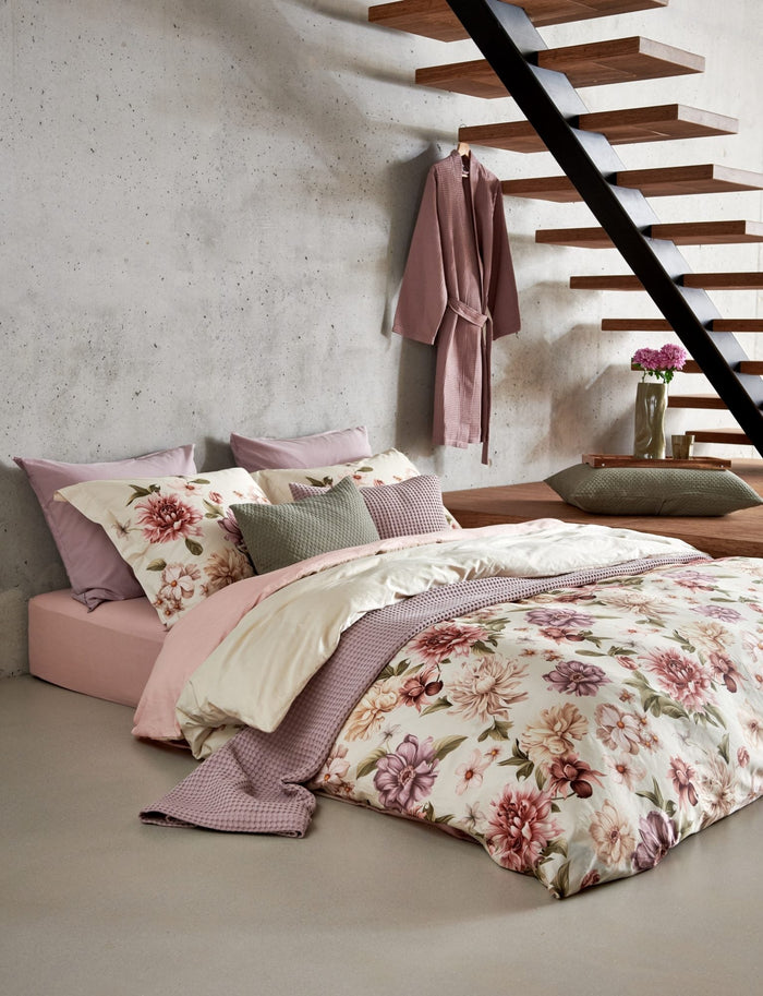 Harmony Dekbedovertrek Cream Tan | 140 x 200|220 cm | Ivoor | Beige