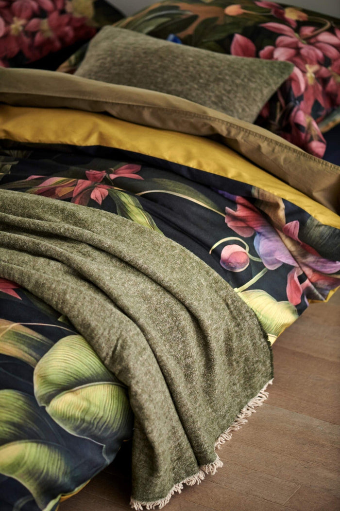 Mystic Garden Dekbedovertrek | 240 x 200|220 cm | Groen | Geel | Goud