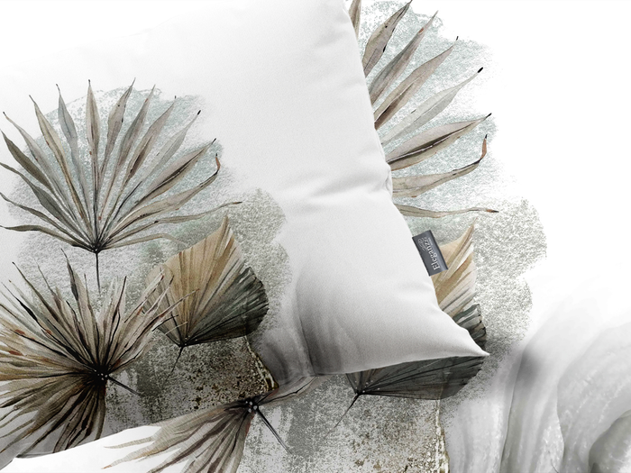 Eleganzzz Dekbedovertrek Micropercal Nature's Embrace - white