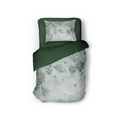 Eleganzzz Dekbedovertrek Micropercal Floral Whispers - green