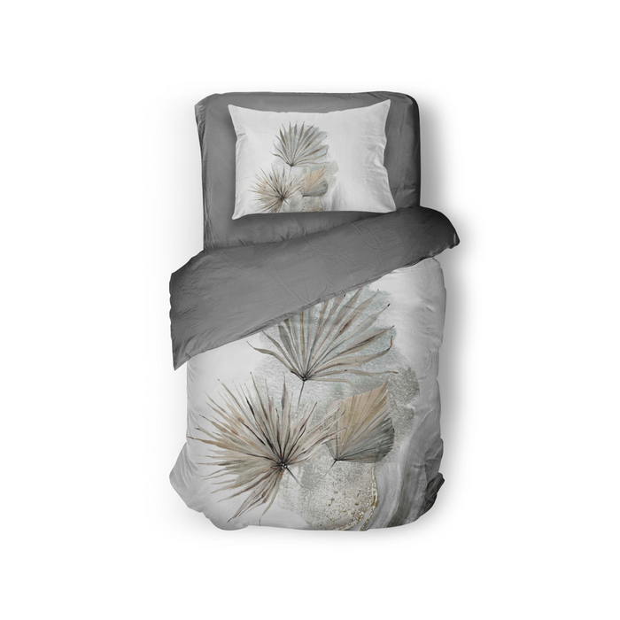 Eleganzzz Dekbedovertrek Micropercal Nature's Embrace - white