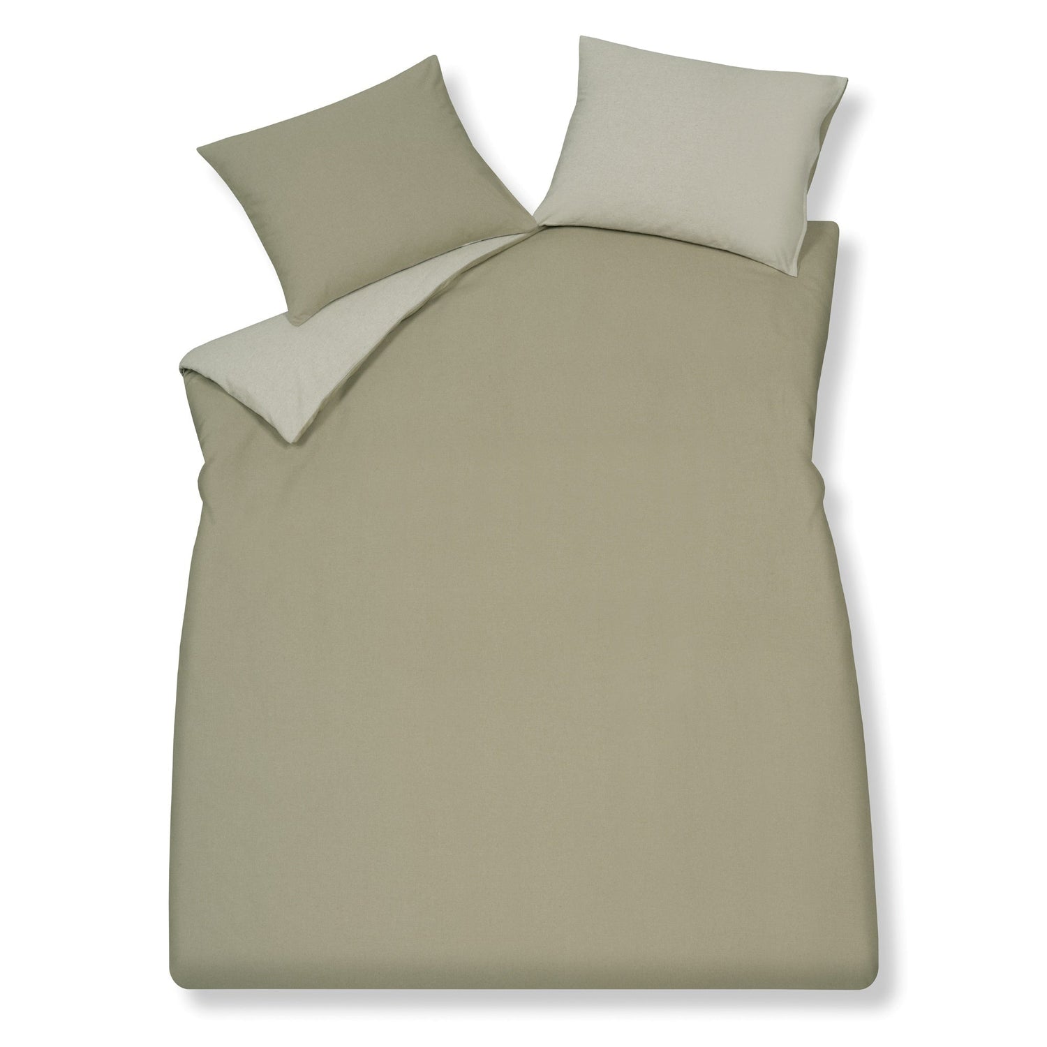 Home Livorno Dekbedovertrek Sage Green | 240 x 200|220 cm | Groen