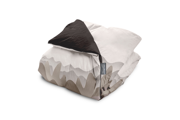 Eleganzzz Dekbedovertrek Micropercal Ripple Harmony - taupe