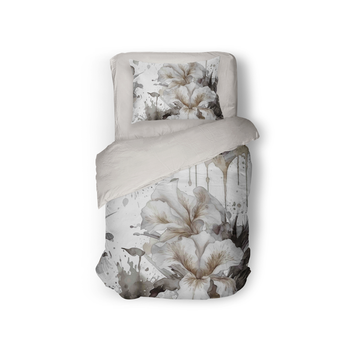 Eleganzzz Dekbedovertrek Micropercal Bloom Haven - multi