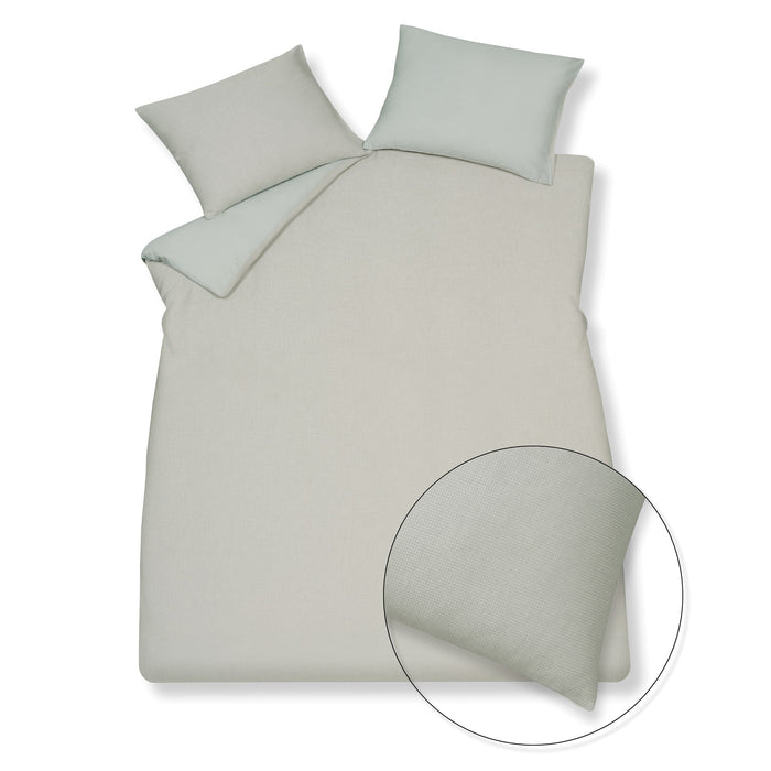 Pure 85 Dekbedovertrek Pearl Blue | 200 x 200|220 cm | Blauw