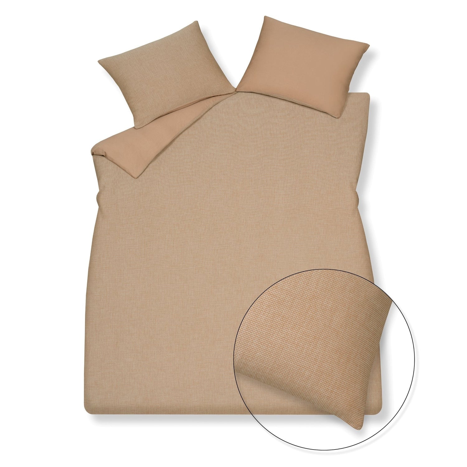 Pure 85 Dekbedovertrek Praline | 200 x 200|220 cm | Bruin