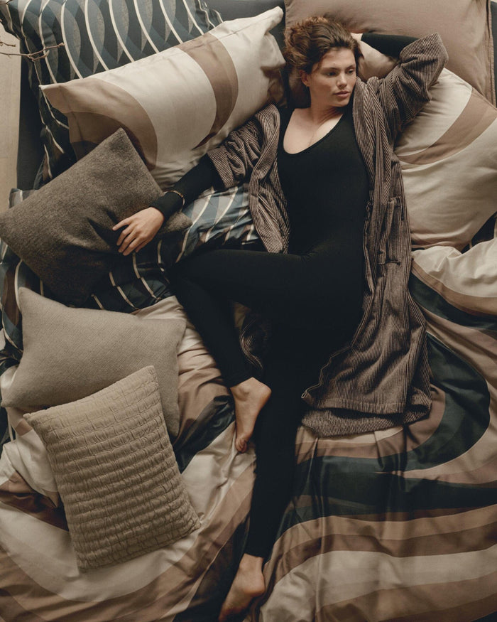 Espresso Lane Dekbedovertrek | 240 x 200|220 cm | Beige | Bruin