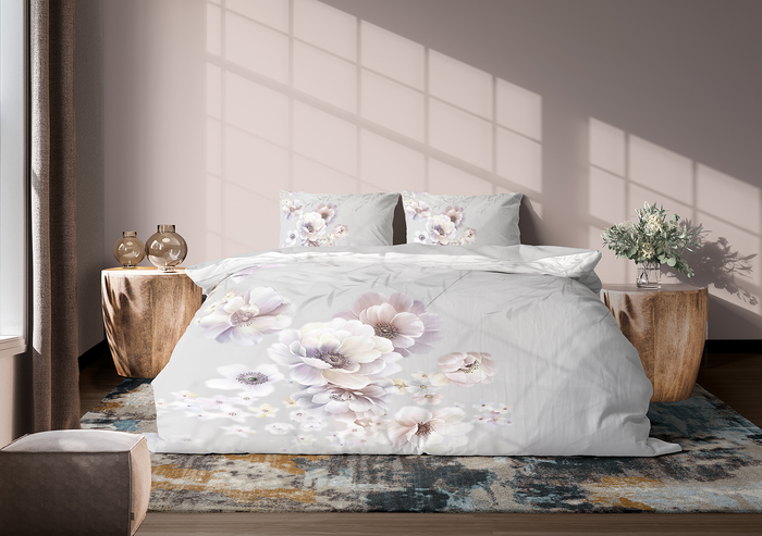 Eleganzzz Dekbedovertrek Micropercal Eternal Blooms - multi