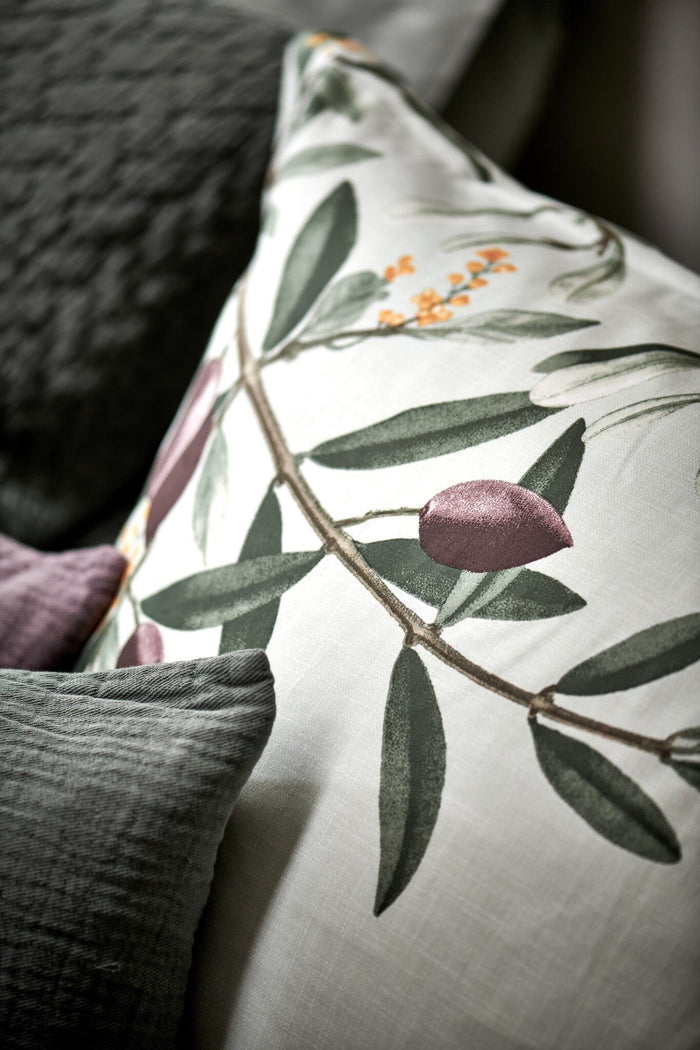 Olive Dekbedovertrek | 240 x 200|220 cm | Groen | Satijnkatoen