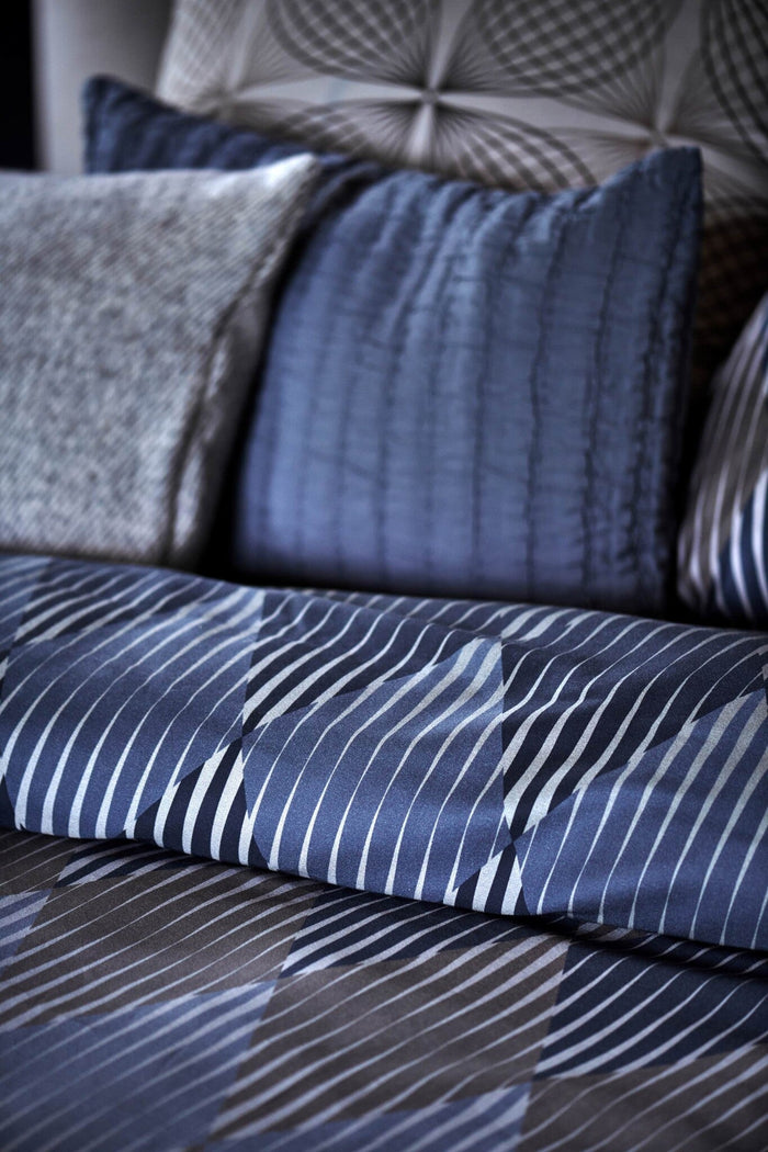 Charge Dekbedovertrek Oceanview | 140 x 200|220 cm | Grijs | Blauw