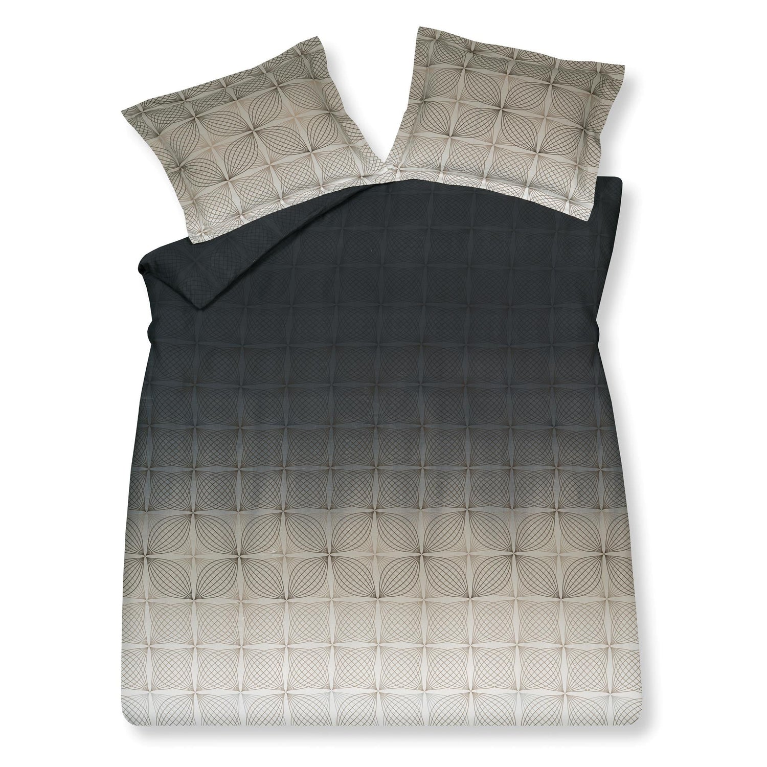 Focus Dekbedovertrek Oceanview | 240 x 200|220 cm | Grijs | Blauw