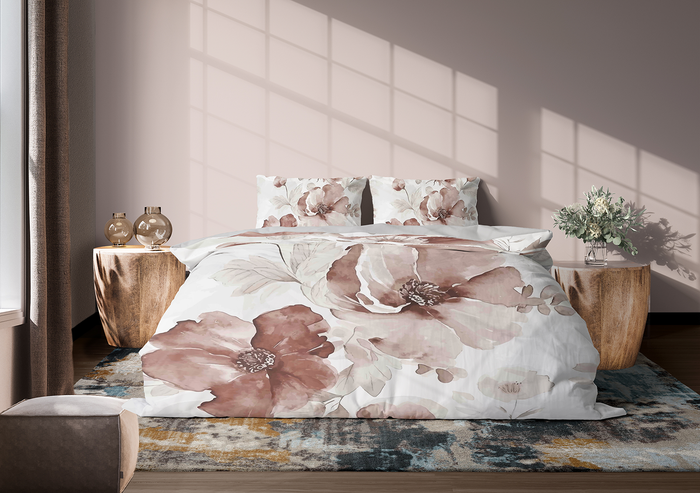 Eleganzzz Dekbedovertrek Micropercal Dusky Dreams - multi