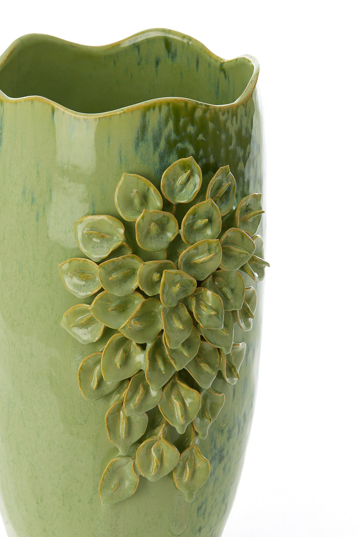 Light&living Vaas deco 31,5x27x50 cm AMIATA keramiek mint groen