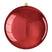 Mica Decorations Vaas Bauble - 50x50x50 cm - Polystryreen - Donker Rood