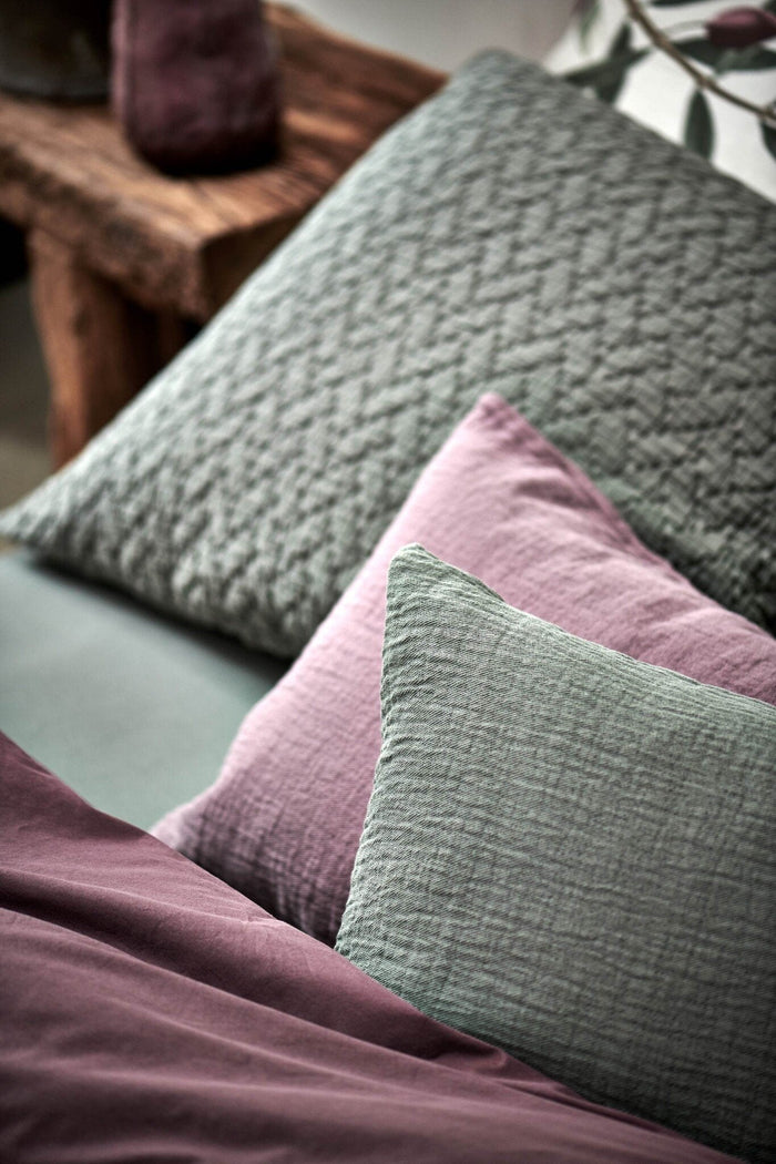 Washed Cotton Dekbedovertrek Peppercorn | 140 x 200|220 cm | Paars