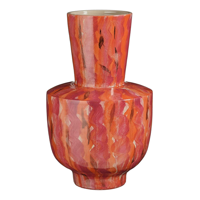 Mica Decorations Vaas Nigel - 35x35x55 cm - Terracotta - Donker Roze