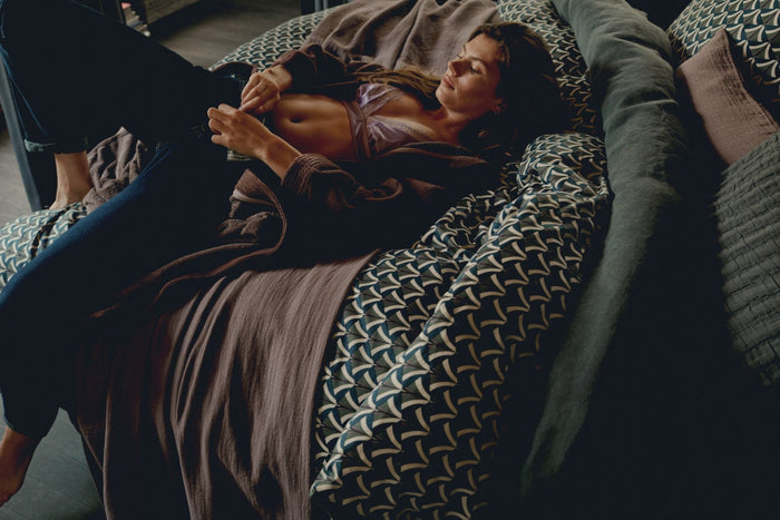 Jive Dekbedovertrek Oceanview | 200 x 200|220 cm | Groen | Blauw