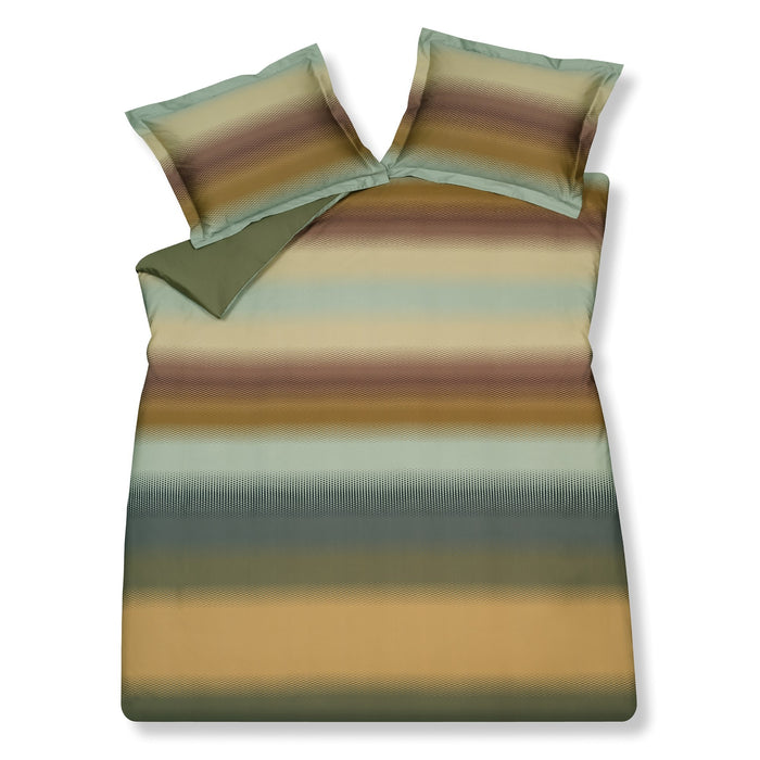 Luminous Dekbedovertrek | 200 x 200|220 cm | Bruin | Groen | Blauw