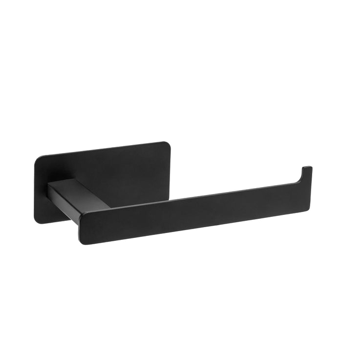XIVADA WC rolhouder Nova - Zelfklevend - RVS - Plakstrip - Zwart
