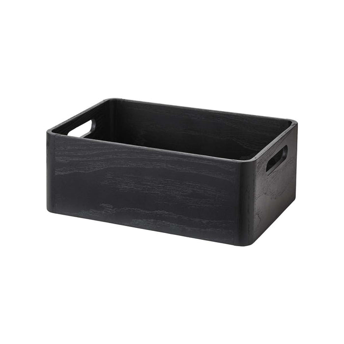 Opbergbox | Zwart | Hout