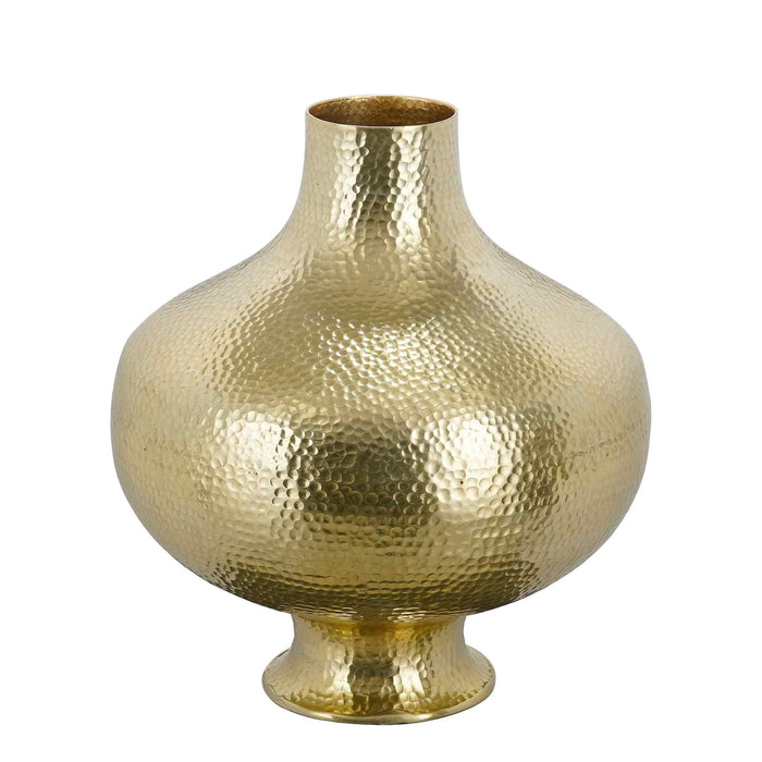 Mica Decorations Vaas Randy - 33x33x36 cm - Aluminium - Goud