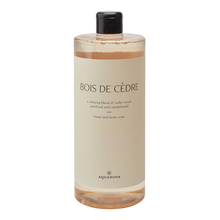 Zeep En Navulling Paris Bois De Cèdre Set | Beige | Polyester